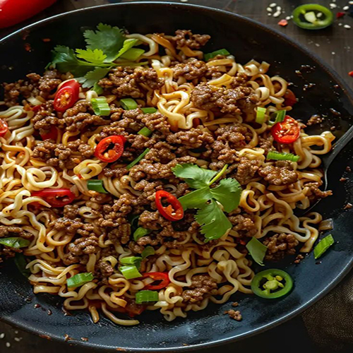 Gihan's Cafe Special Mixed Noodles Medium